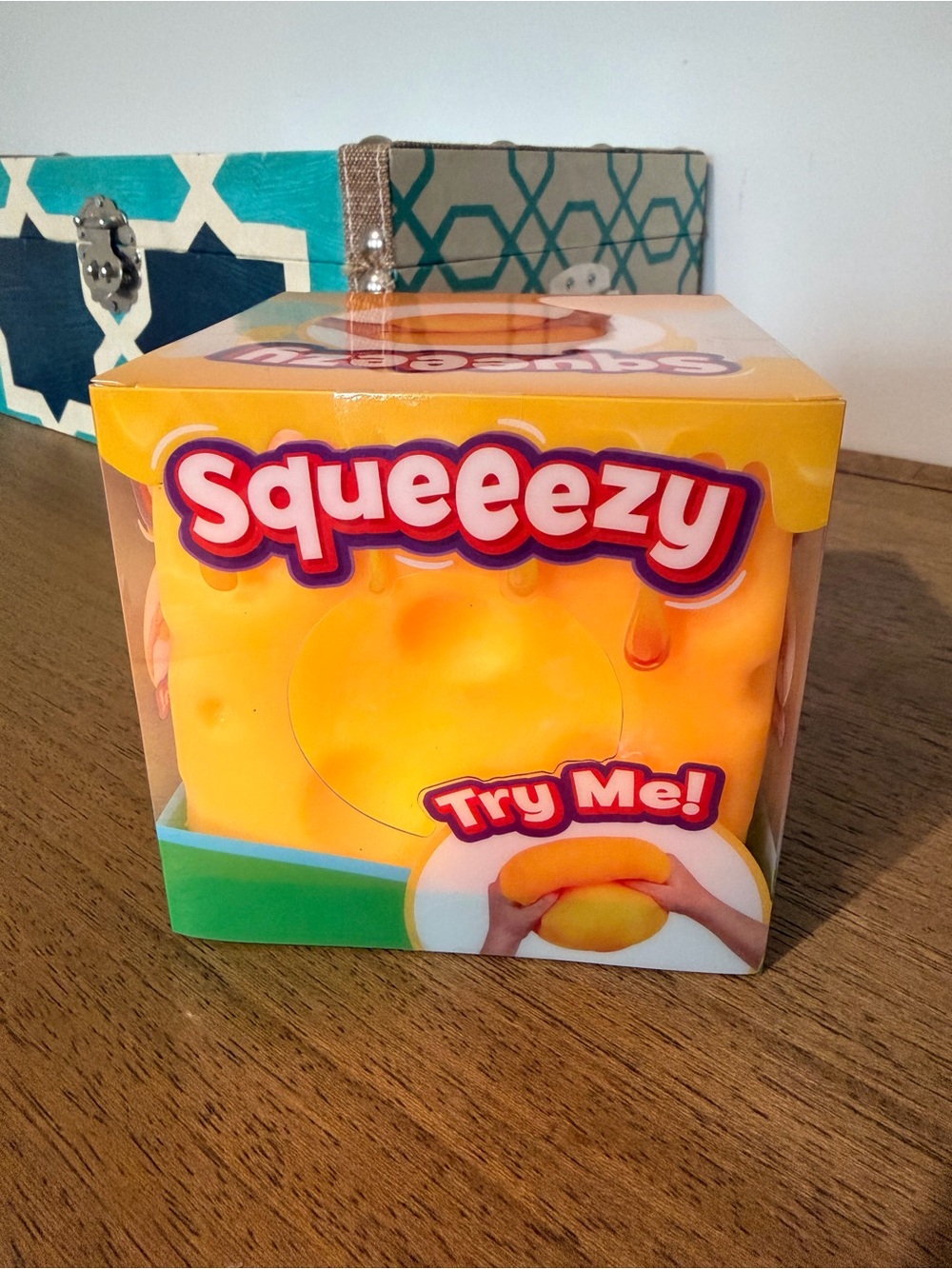 🧀🔥 Squeeezy Cheese Squishy Toy - Sensory Toy - Squeezy
